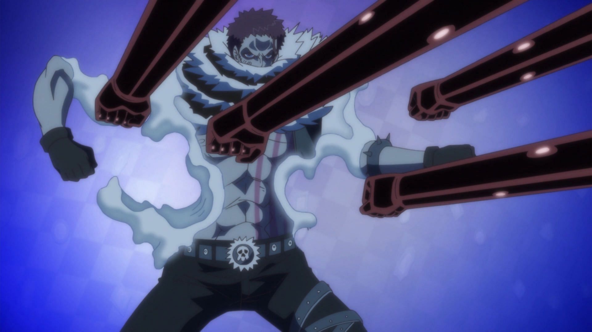 Katakuri&#039;s abilities as seen in the series (Image via Toei Animation)