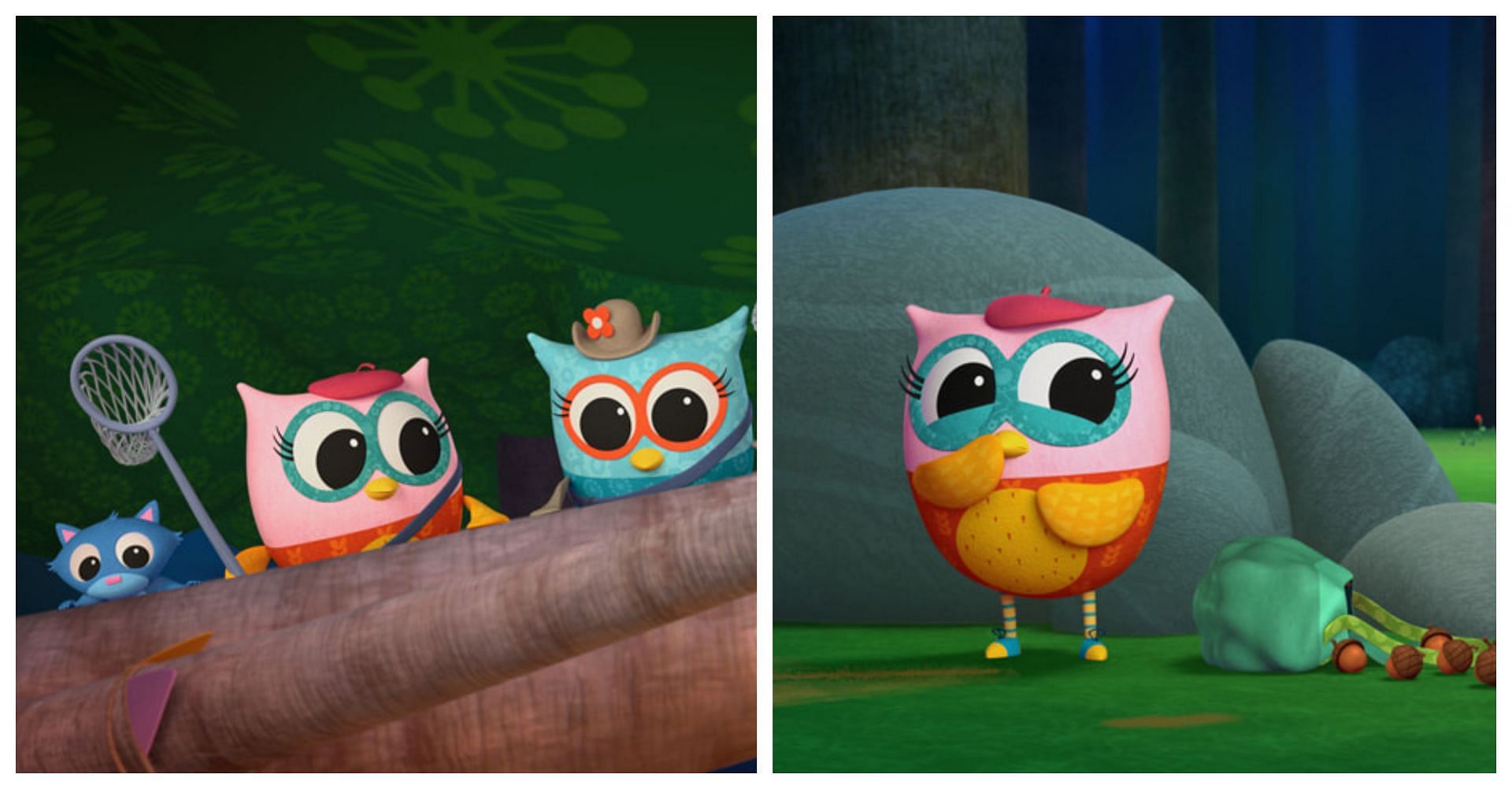 Stills from Eva the Owlet (From the Apple Press site)