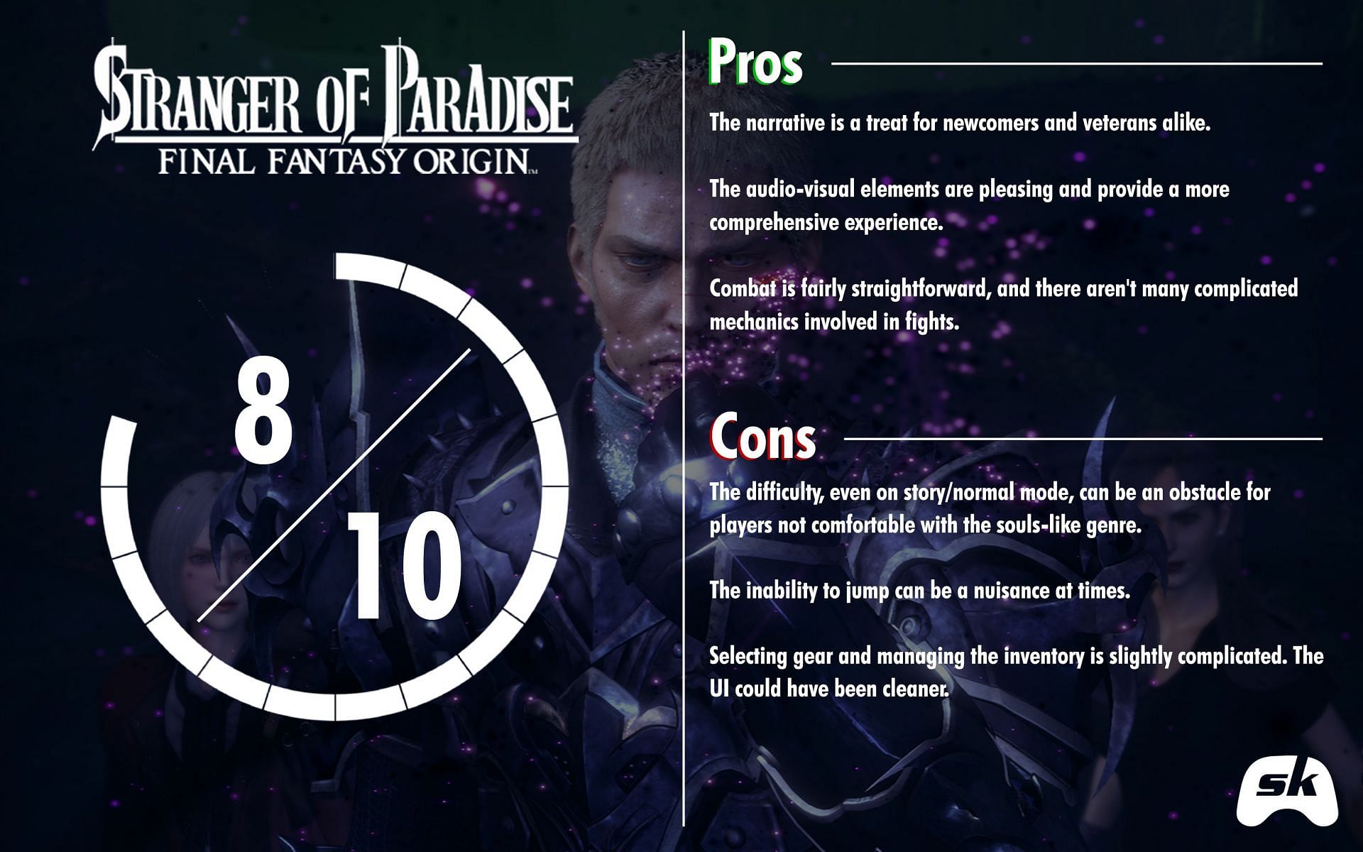 Stranger of Paradise: Final Fantasy Origin has a lot of things working in its favor (Image via SquarEnix/Sportskeeda)