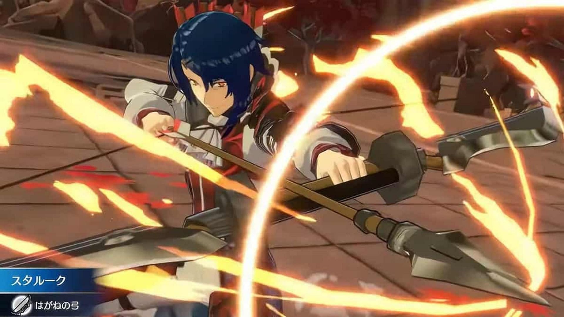 Alcryst firing a bow in Fire Emblem Engage (Image via Nintendo)
