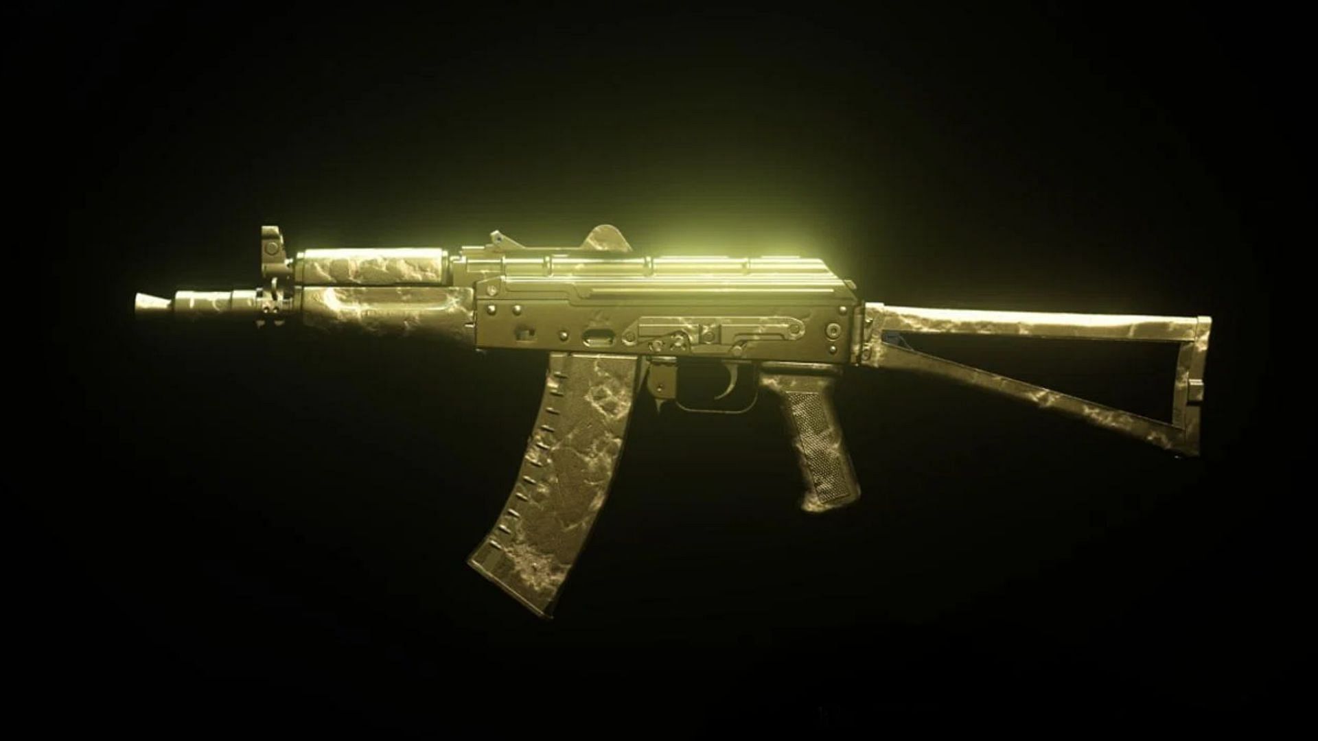 The Kastov-74u in Gold Camo (Image via Activision)