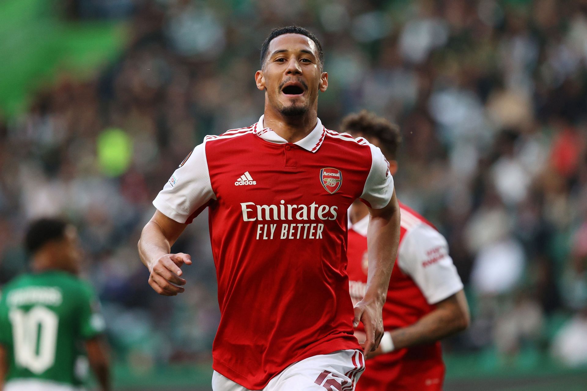 William Saliba is in a race against time to be fit.