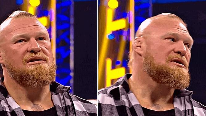 "WWE इतिहास के सबसे हिंसक, खूनी मैचों में से एक"- Brock Lesnar को हराने के बारे में एक पांव वाले रेसलर ने दिया बयान