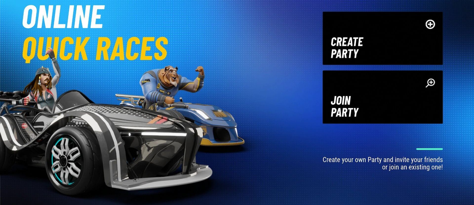 Players can organize private races (Image via Gameloft)