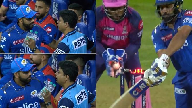 IPL 2023 : आउट या नॉट आउट? रोहित शर्मा के विकेट पर मचा बवाल, ट्विटर पर लोगों ने दी जमकर प्रतिक्रियाएं