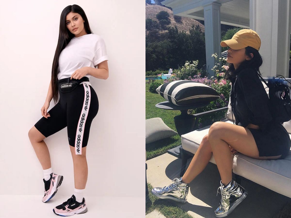 Kylie Jenner Does Sporty-Glam in Travis Scott's Nike Sneakers – Footwear  News