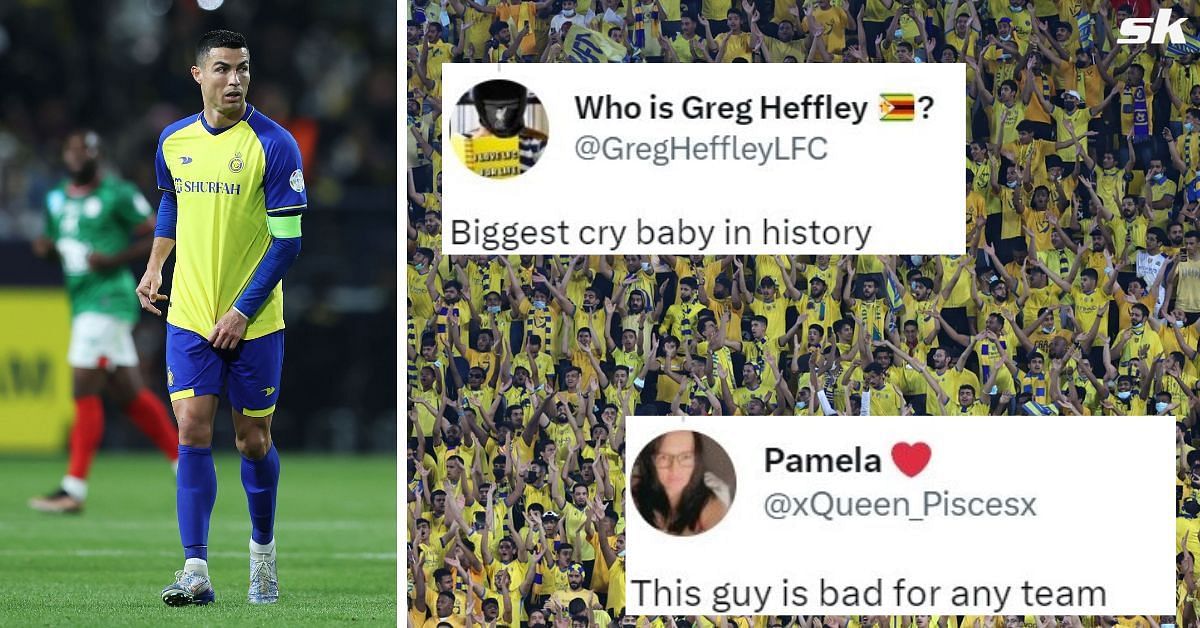 Al-Nassr superstar Cristiano Ronaldo got slammed on Twitter
