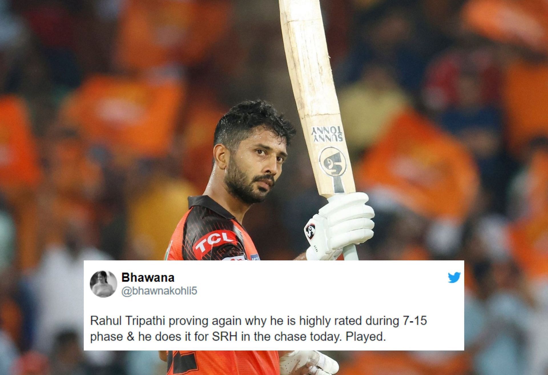 Twitter reactions after SRH