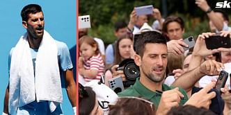 Novak Djokovic's training session in Banja Luka thronged by passionate fans