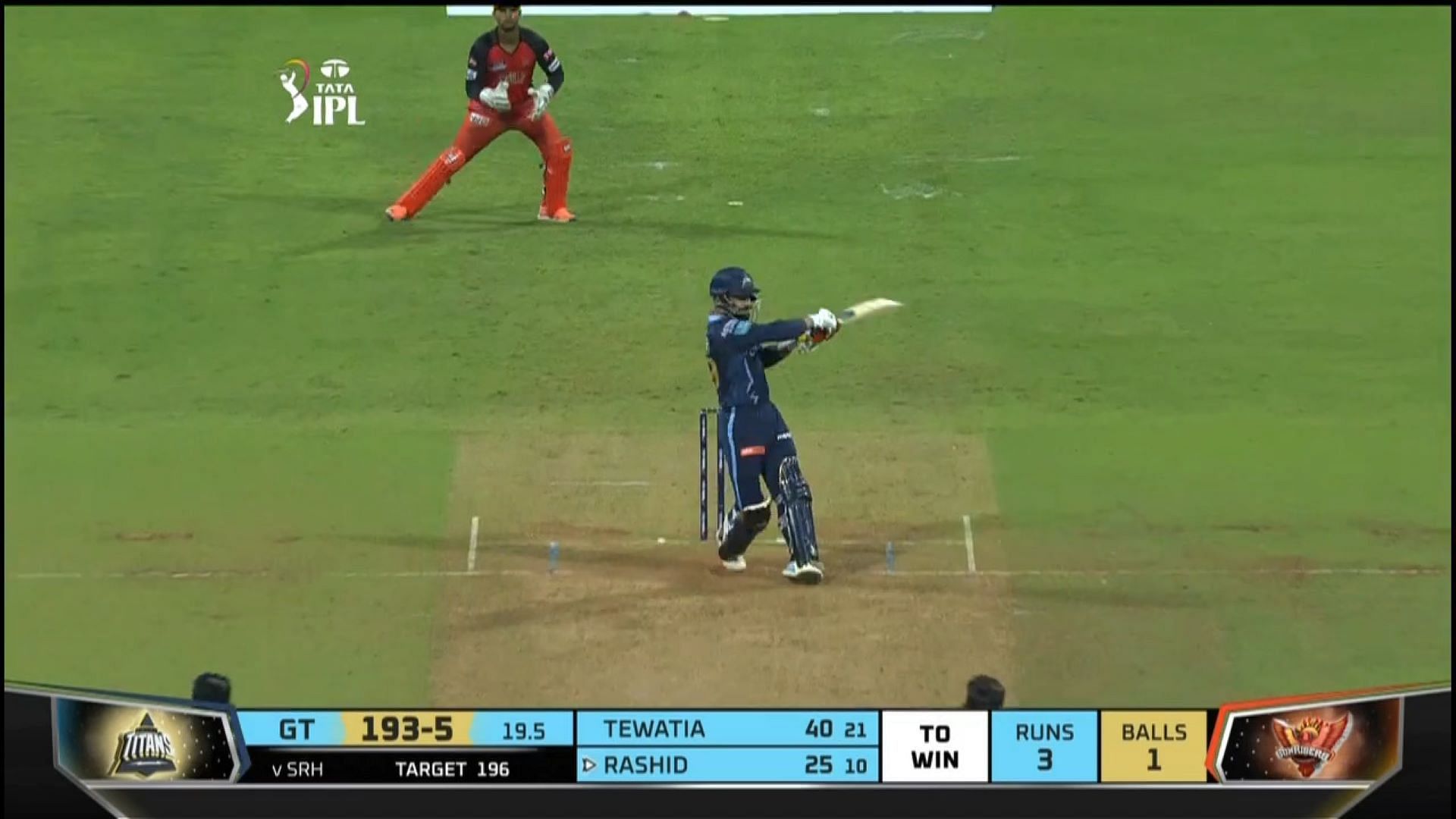 Rashid Khan&#039;s final over blistering took the Titans over the line
