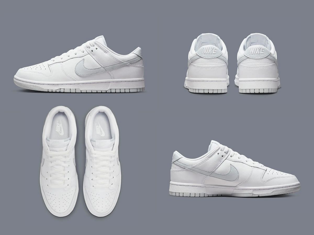 Upcoming Nike Dunk Low &quot;Pure Platinum&quot; sneakers (Image via Sportskeeda)