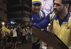 [WATCH] "The victory stride!"- Fans in Mumbai cheer for CSK following victory over MI