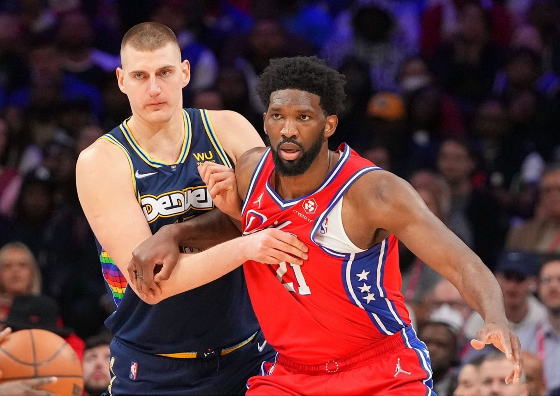 Las Vegas bookmakers have made Joel Embiid the favorite to win the NBA MVP this season over Nikola Jokic.