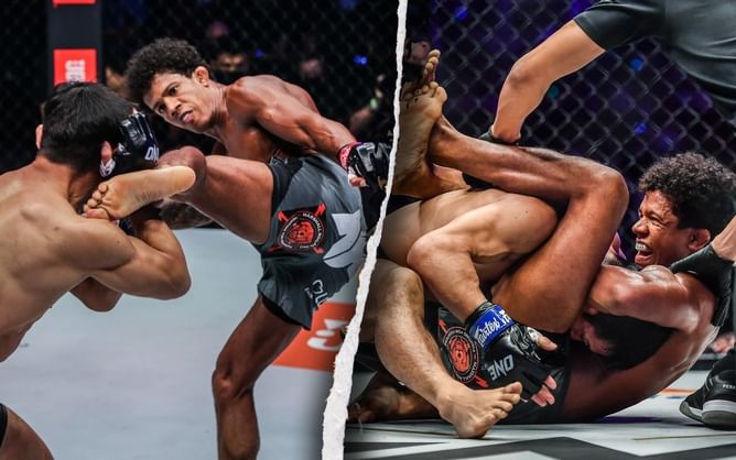 Relive Adriano Moraes’ clinical submission win over Yuya Wakamatsu