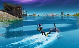 How to ride a Shark in Fortnite Chapter 4