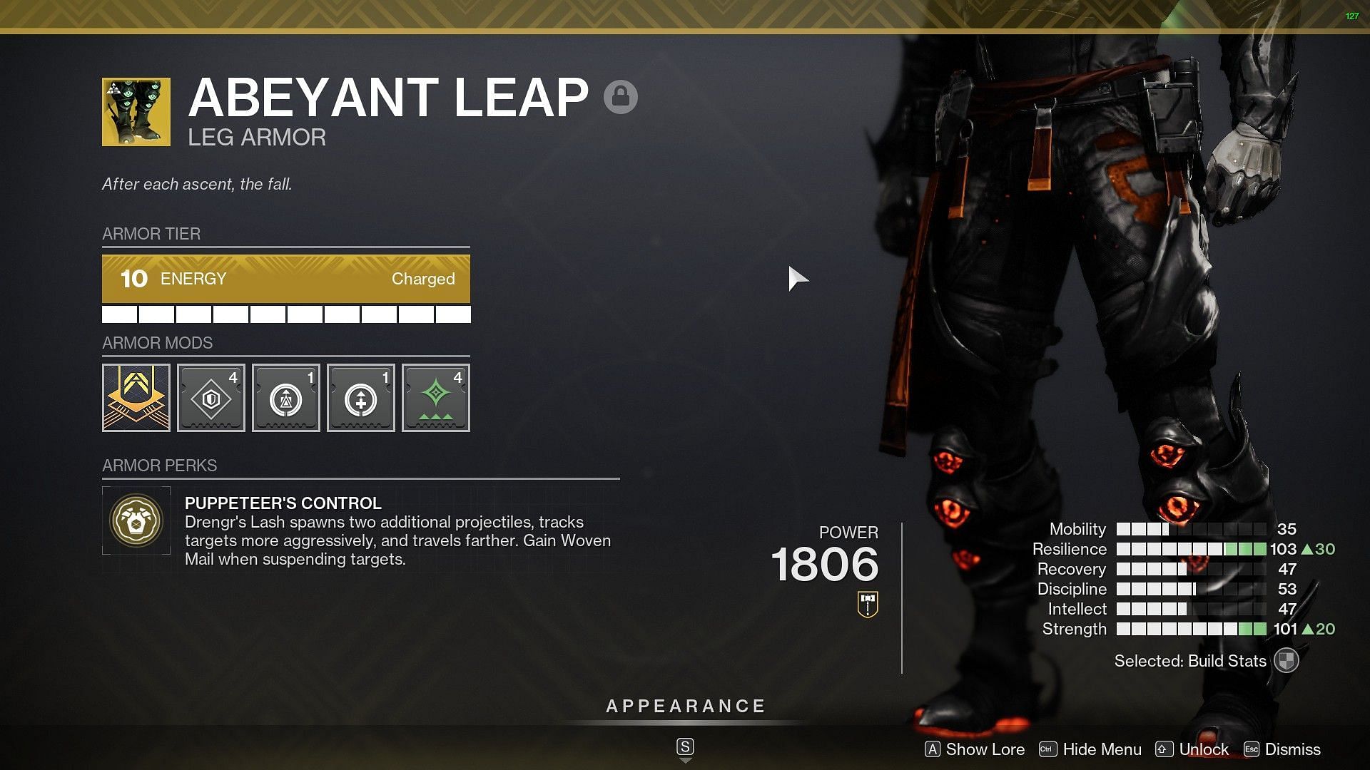 Abeyant Leap (Image via Destiny 2)