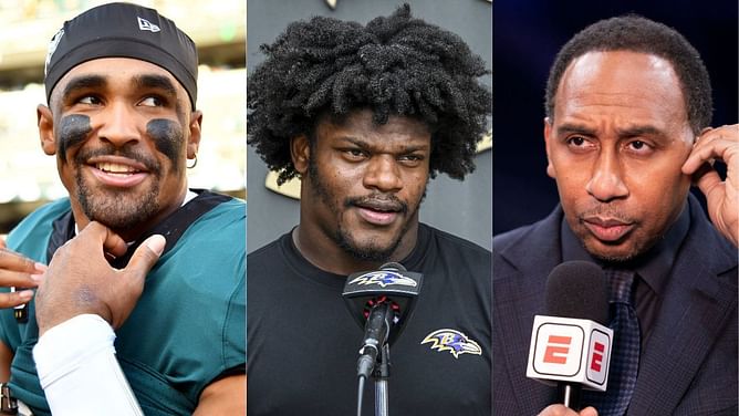 Stephen A. Smith believes Jalen Hurts' $255M extension will cost Ravens QB - “It ain't exactly the greatest day for Lamar Jackson"