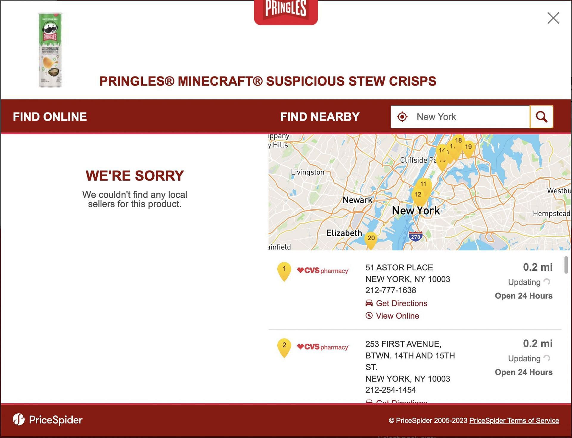 Pringles Suspicious Stew availability (Image via Pringles website)
