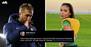 "I don't say anything anymore" - Thiago Silva's wife Belle Silva reacts to Chelsea's disappointing loss to Aston Villa