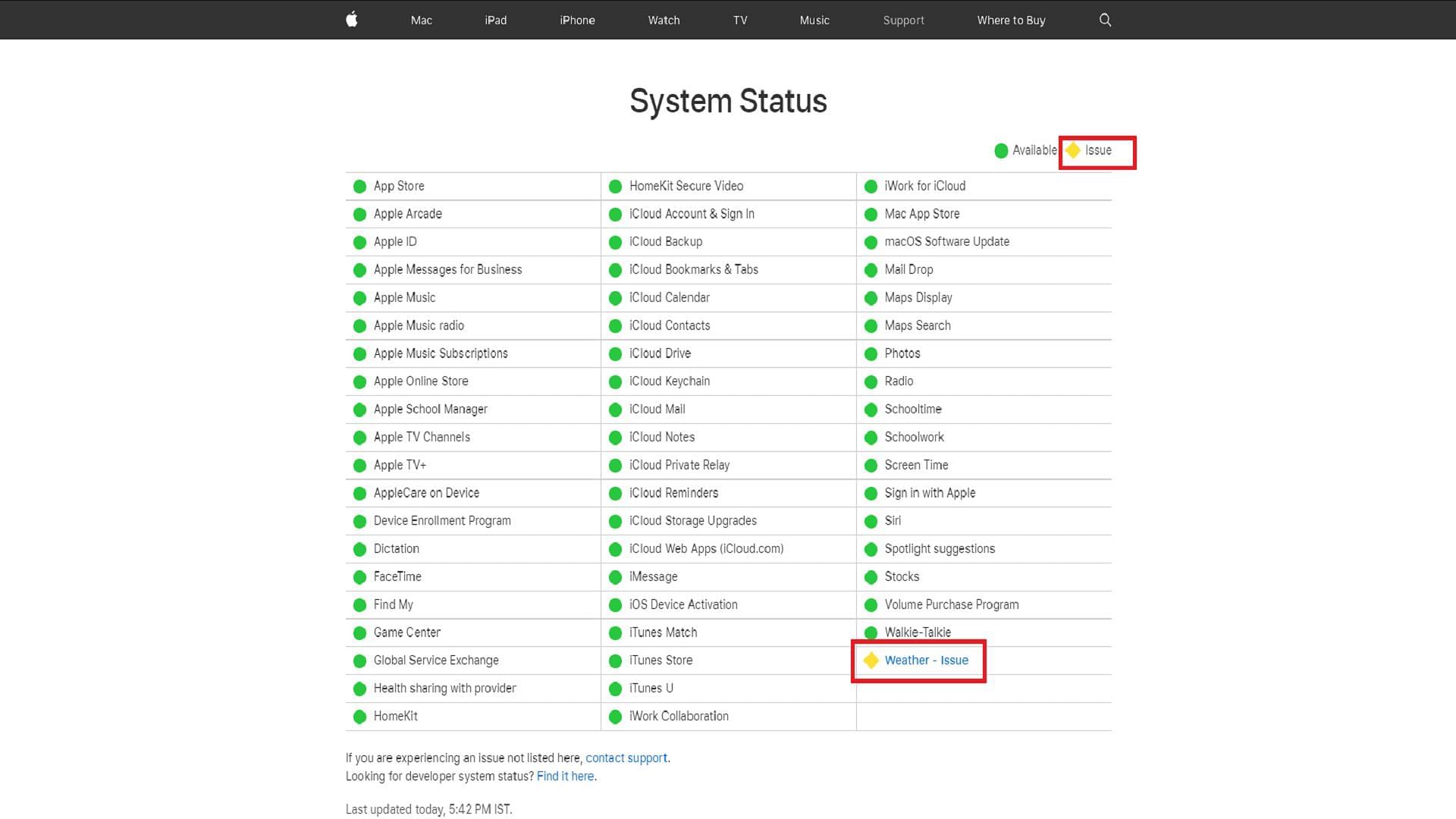 Is Apple Weather App Down Today (april 4)? Server Status, Possible 