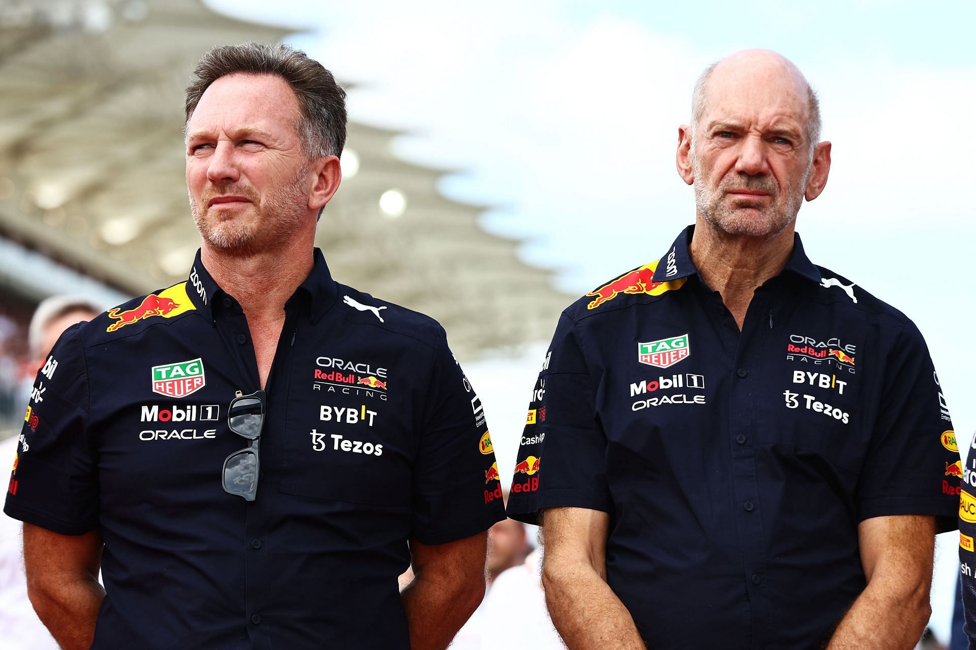 Adrian Newey and Christian Horner