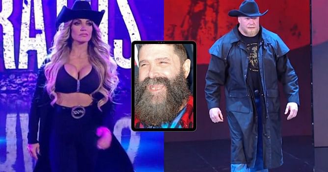 "Who wore it better?" - Mick Foley on the 'fashion battle' between Brock Lesnar and Trish Stratus; most fans agree with this pick