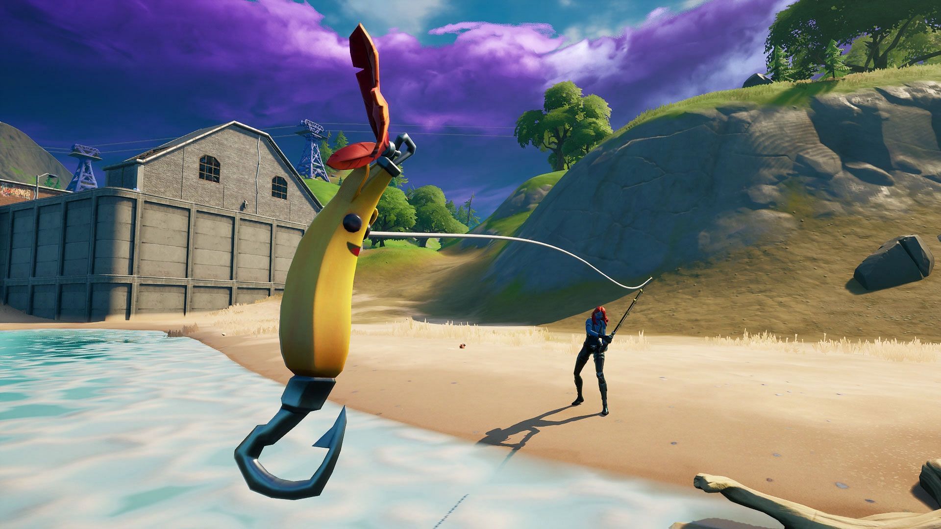 To ride a Shark in Fortnite, you first need to obtain a Fishing Rod (Image via Epic Games)