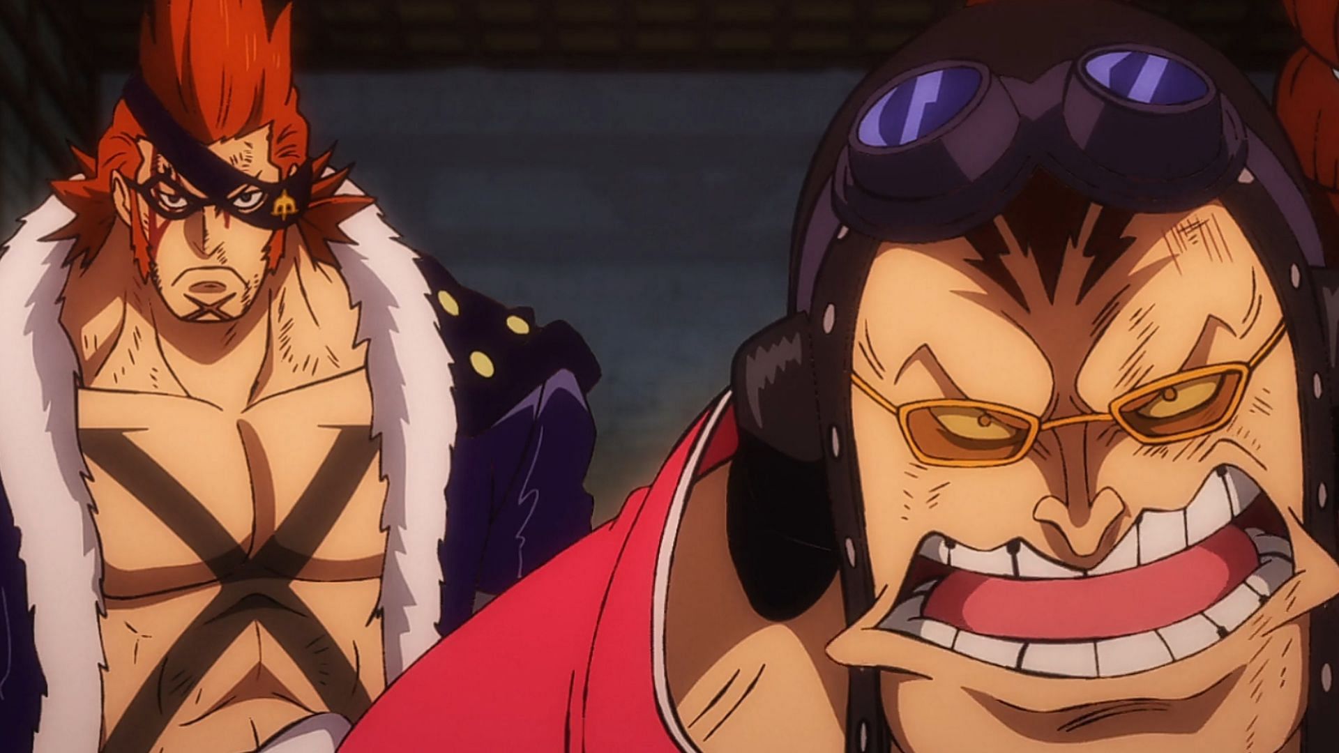 Drake and Apoo as seen in One Piece episode 1059 (Image via Toei Animation)