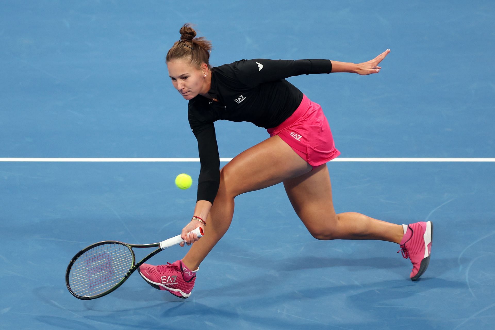 Veronika Kudermetova at the 2023 Qatar Open.