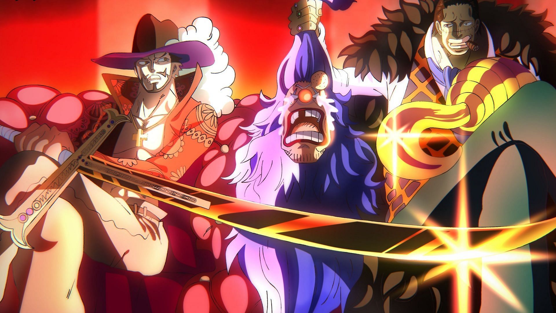 The formation of the Cross Guild is a masterpiece in itself (Image via Eiichiro Oda/Shueisha, One Piece)