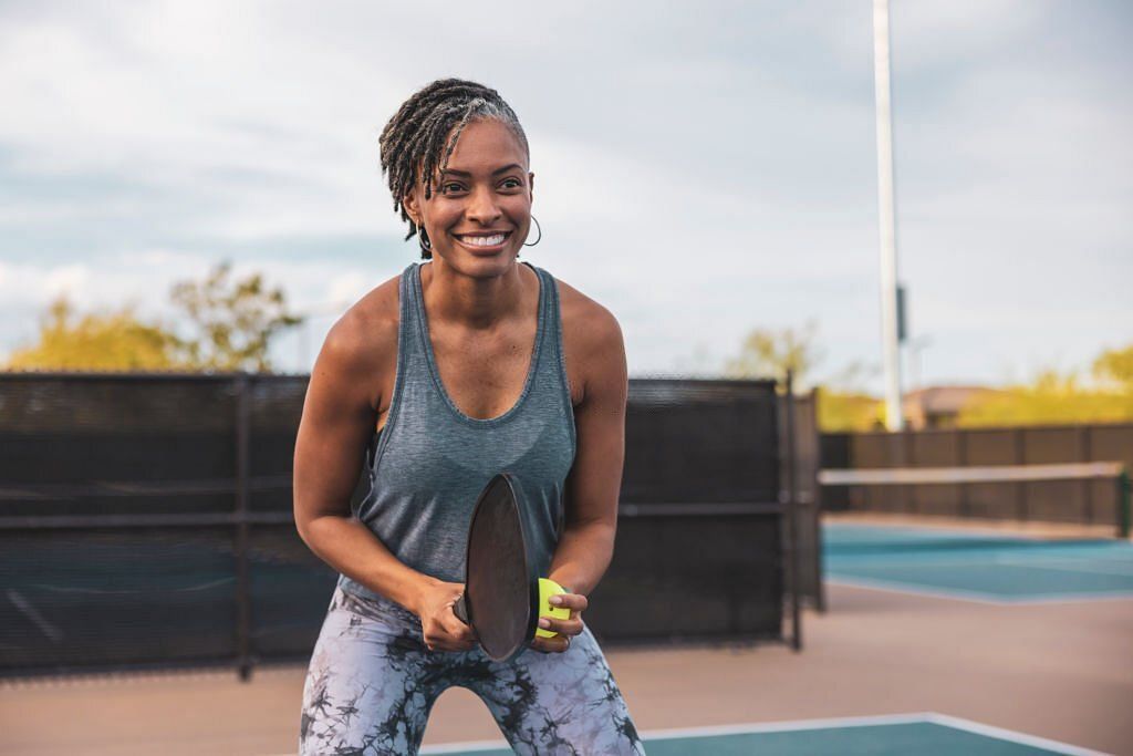 Pickleball scenes at the local pickle ball courts (Image via Getty Images) 