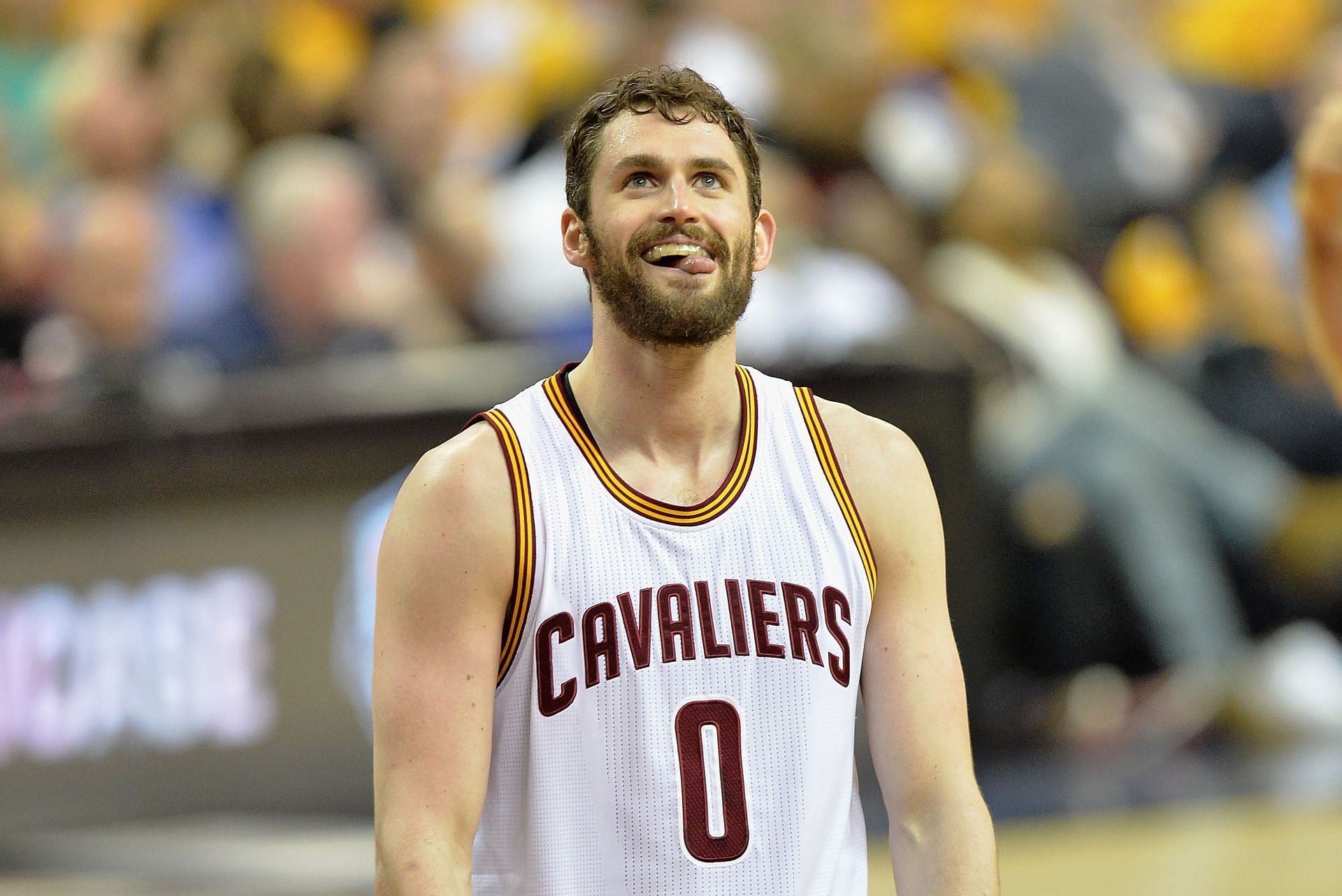 Kevin Love during his time with the Cleveland Cavaliers
