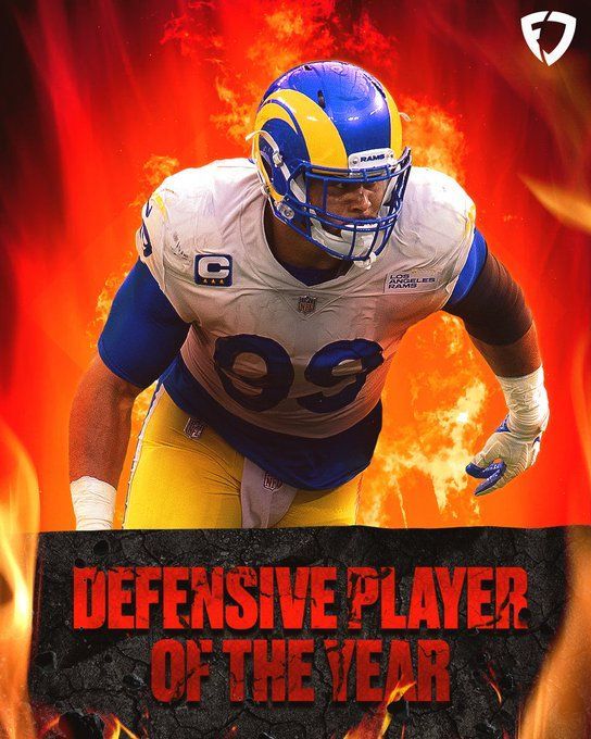 Aaron Donald NFL Defensive Player of the Year Odds for 2023