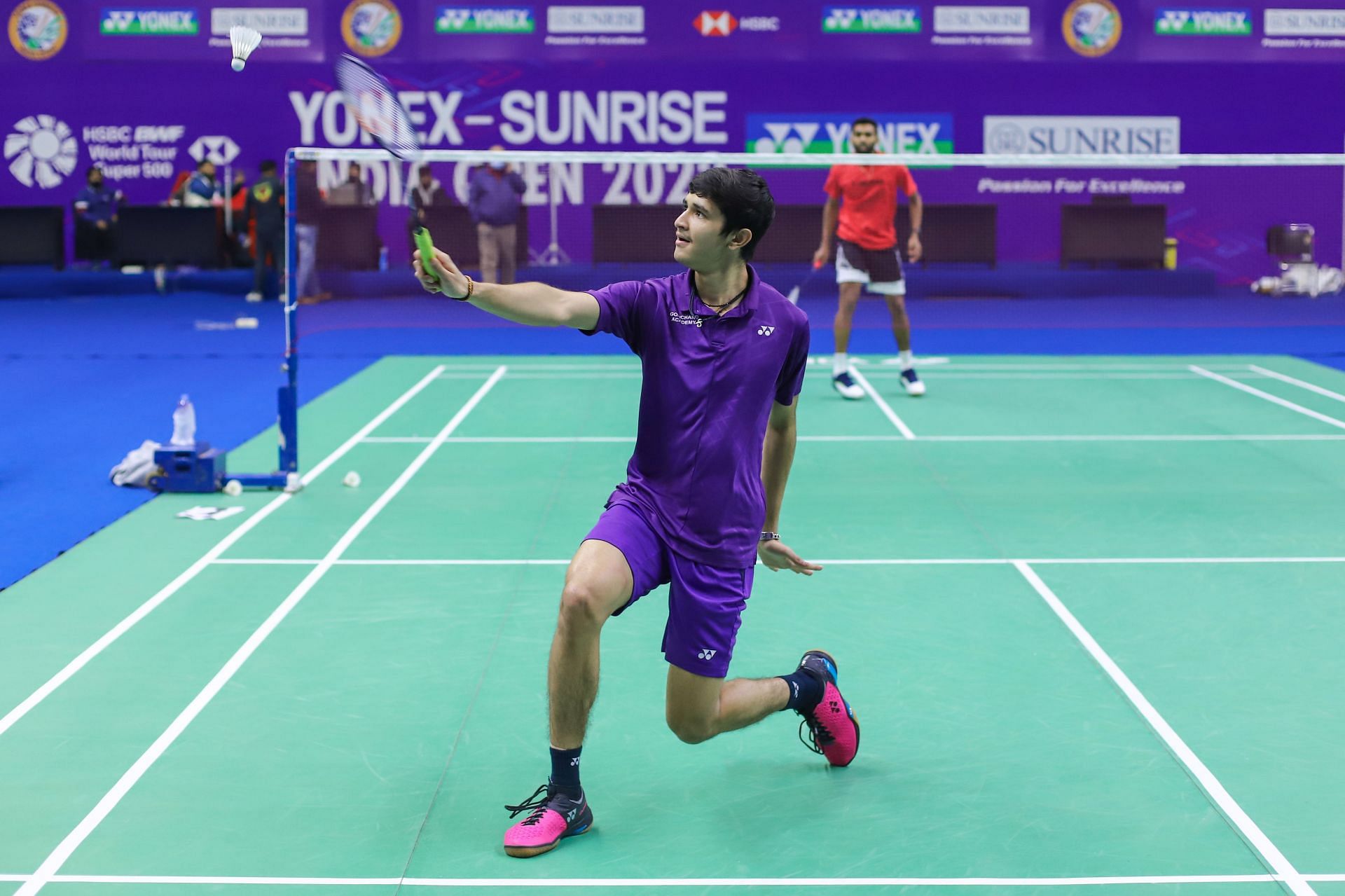 Priyanshu Rajawat in action at an earlier tournament (Image courtesy: BAI Media)