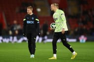 Kevin De Bruyne and Erling Haaland