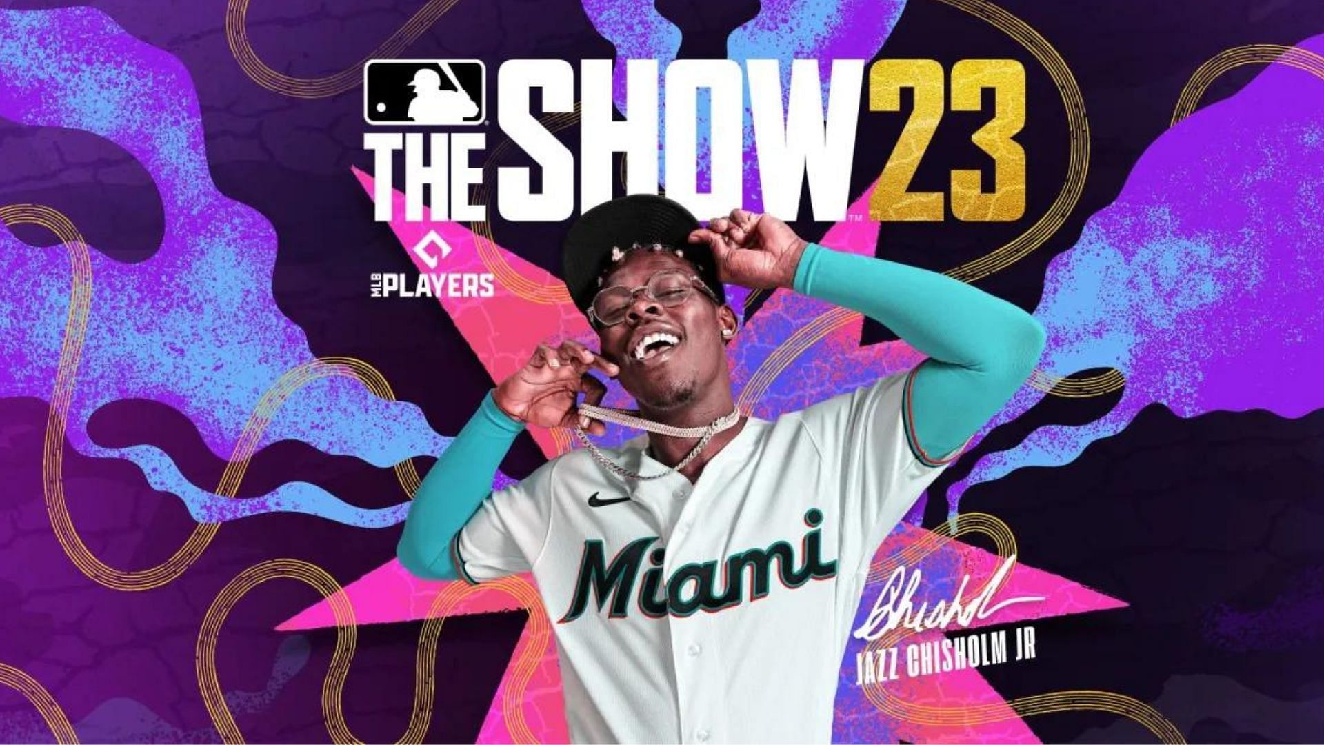 MLB The Show 23 featuring Jazz Chisholm Jr. at the cover