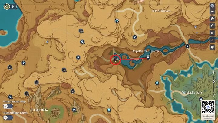 Look for a Fravashi Tree: Genshin Impact quest guide with locations