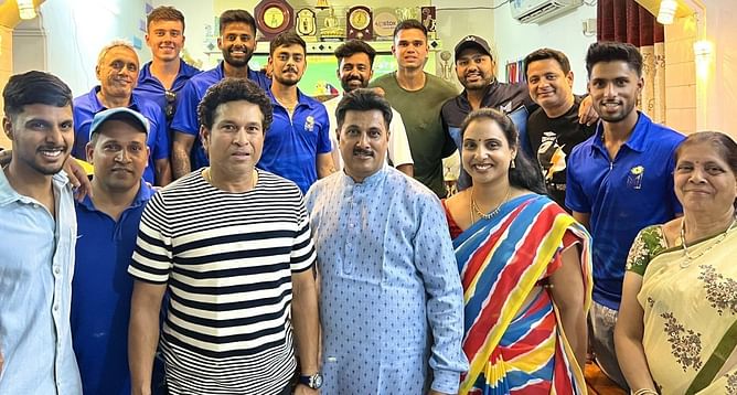 IPL 2023 : हैदराबाद में तिलक वर्मा के घर में डिनर के लिए पहुंचे मुंबई इंडियंस के खिलाड़ी, सामने आई तस्वीरें