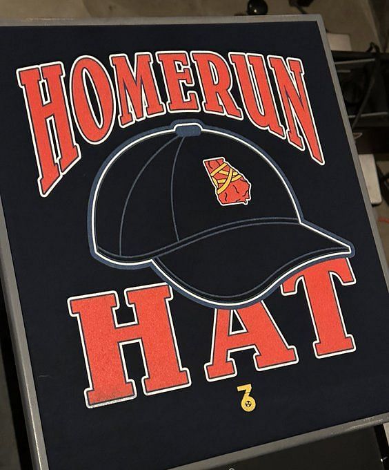 The @braves' new Big Home Run Hat is incredible 🧢 #mlb #braves #baseb