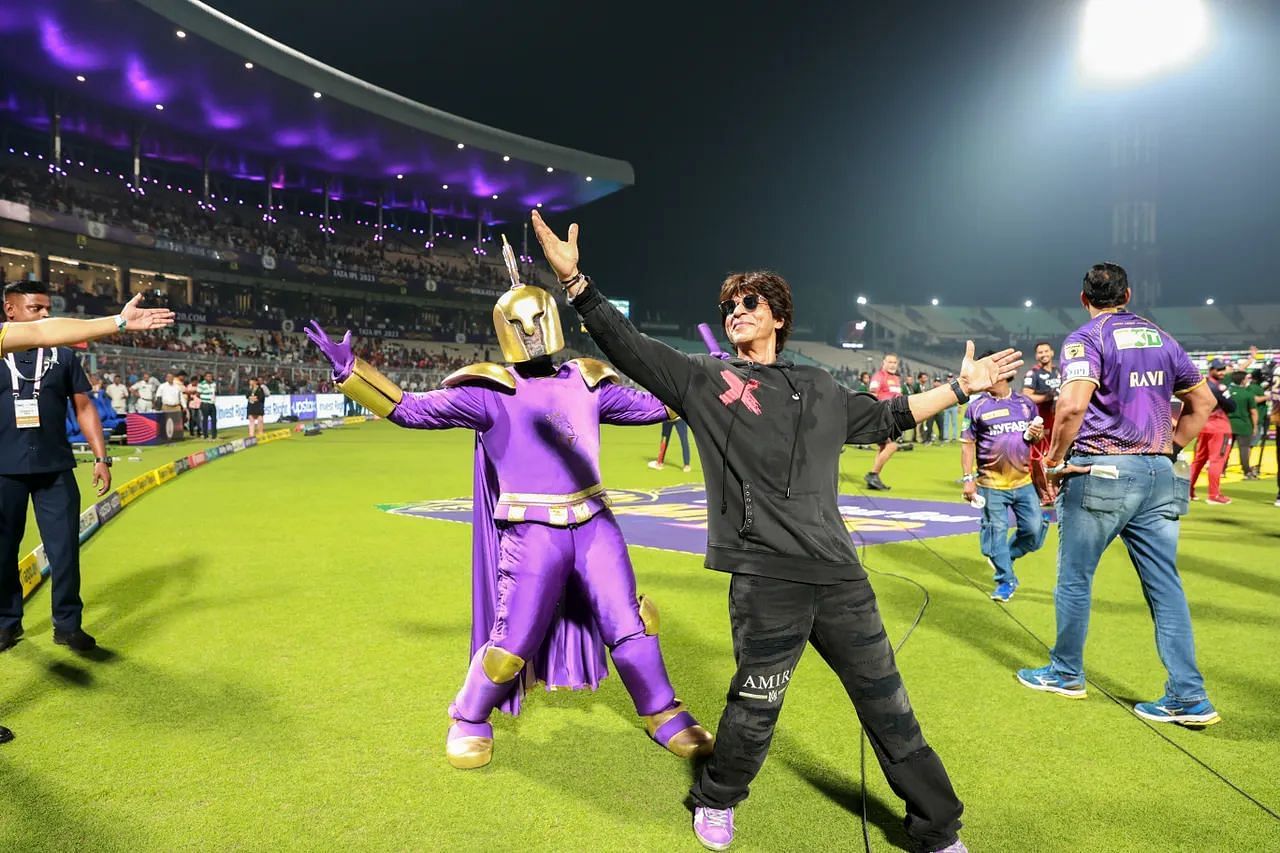 Shah Rukh Khan was one delighted owner last night, to say the least