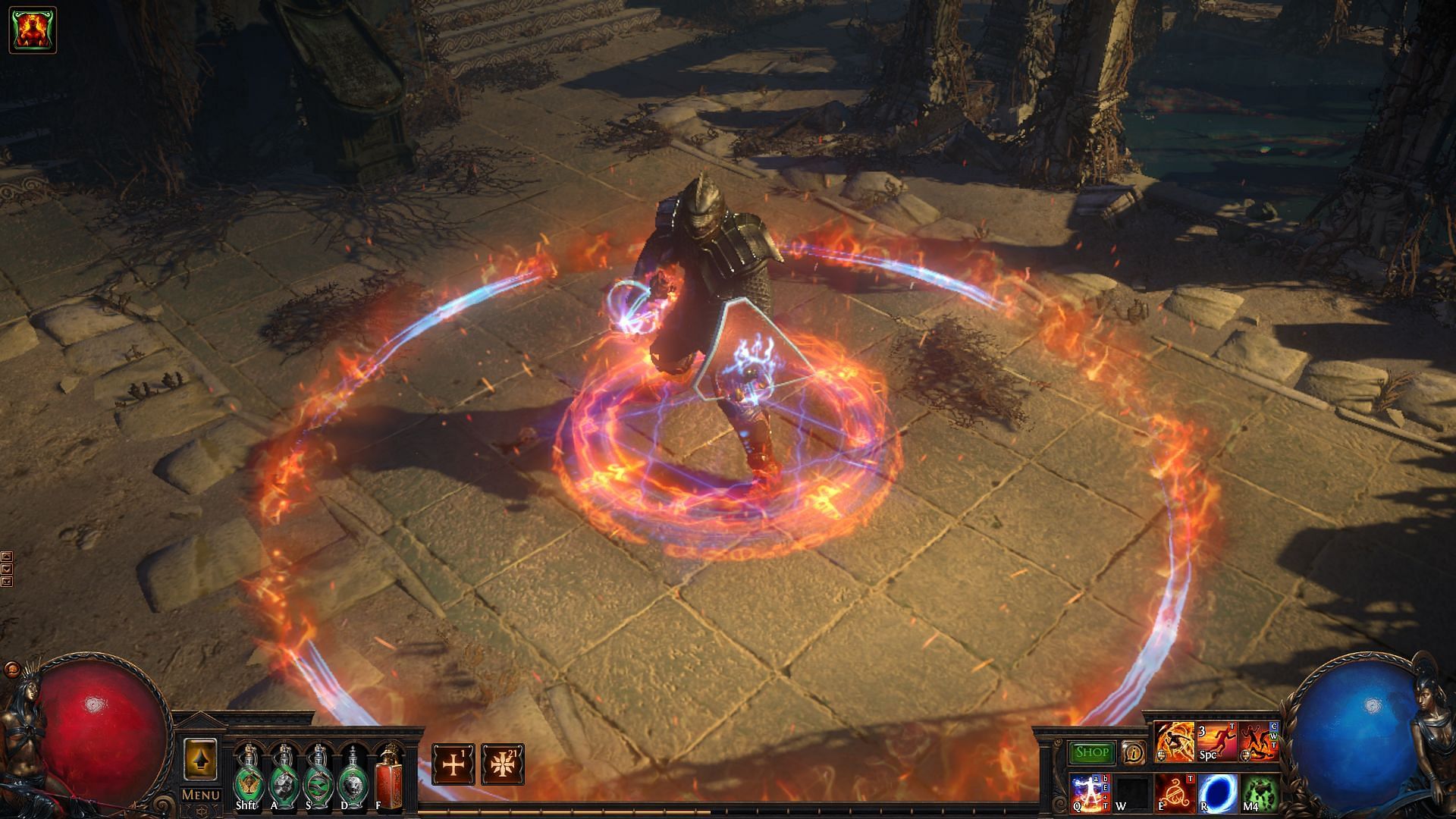 Best Juggernaut Crucible League build for Path of Exile (Image via Pohx Kappa/YouTube)