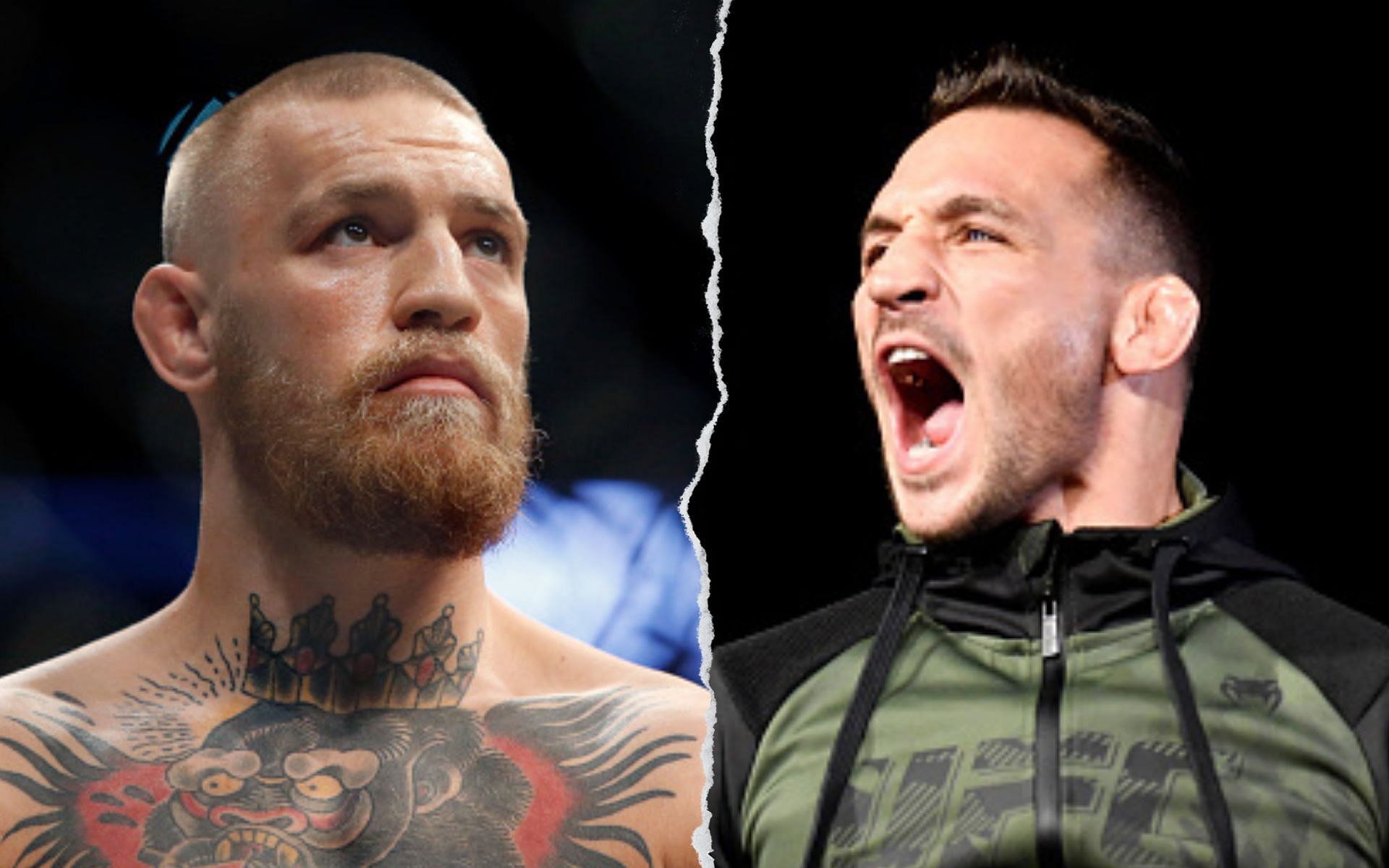 Conor McGregor (left), Michael Chandler (right)