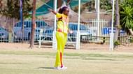 Janet Mbabazi setting field in a game, Courtesy: Kawowo Sports