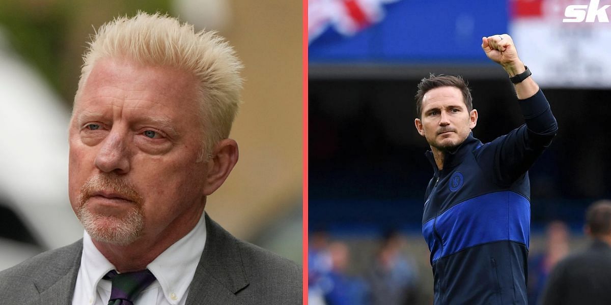 Boris Becker (L) and Frank Lampard (R)