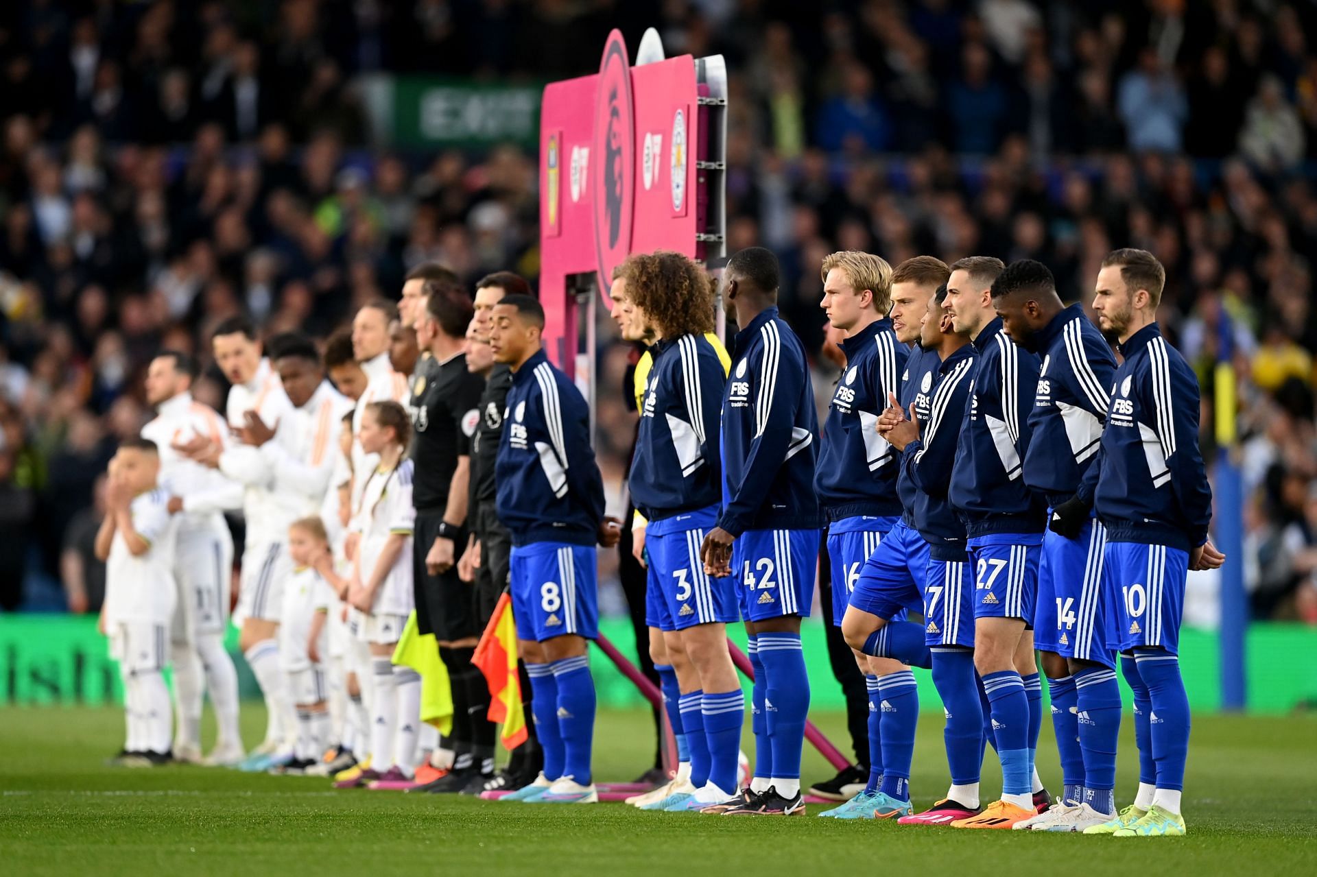 Leicester City and Leeds United are in contention for 17tth place of the Premier League table