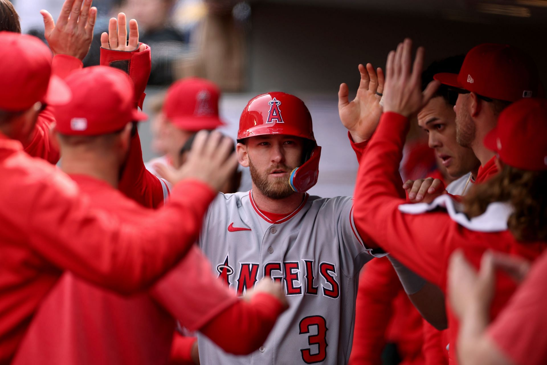 How Angels, Train bonded over an unlikely team anthem: 'It's pretty  emotional for me' - The Athletic