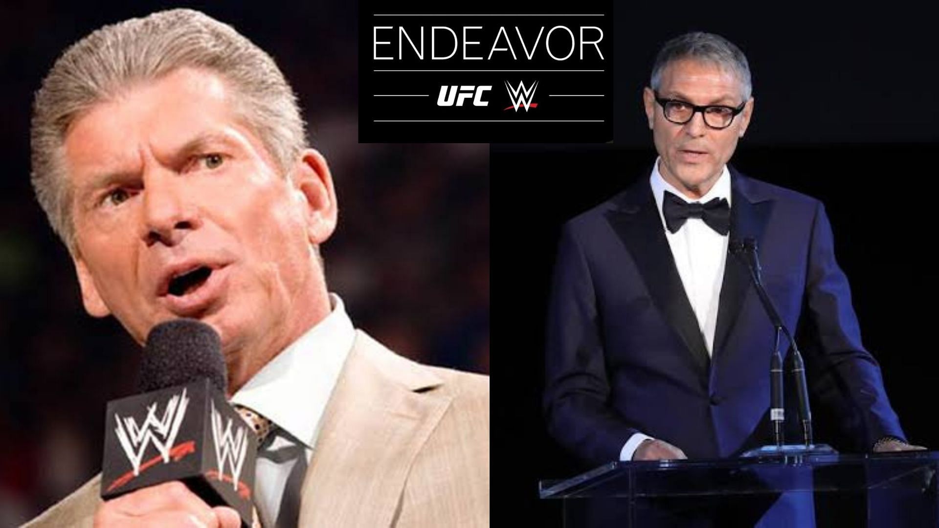 Vince McMahon and Endeavor CEO Ari Emanuel
