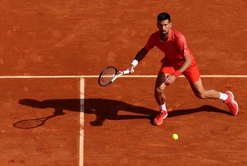 Novak Djokovic at the Monte-Carlo Masters.