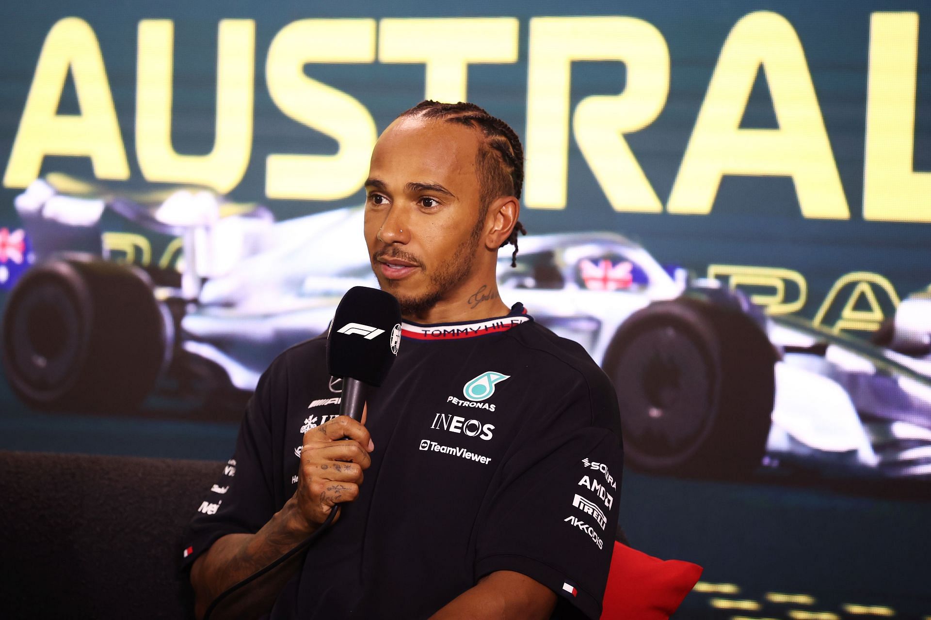 Lewis Hamilton at F1 Grand Prix of Australia - Qualifying
