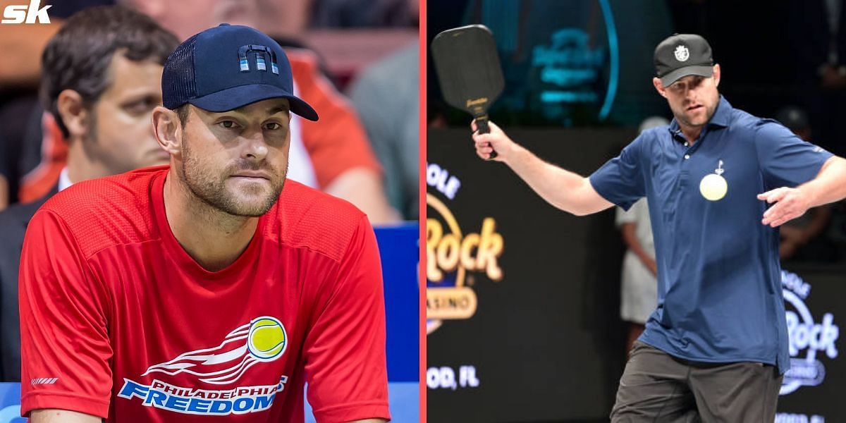 Andy Roddick at the 2023 Pickleball Slam